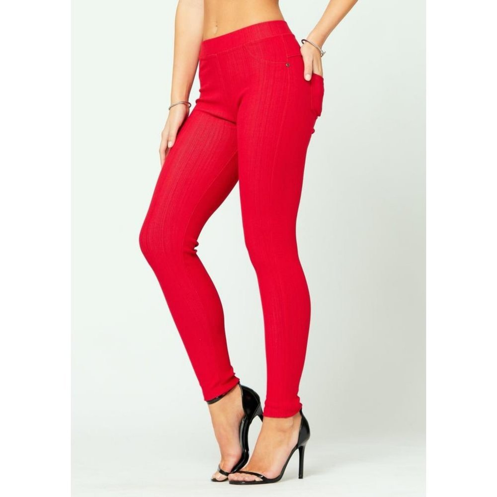 HUE Red Women's Jeggings